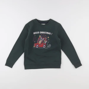 Vertbaudet - sweat vert - 8 ans