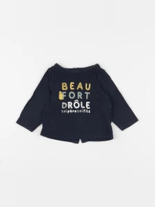 Tape à l'oeil - tee-shirt bleu - 3 mois