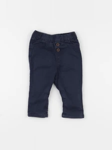 Tape à l'oeil - pantalon doublé bleu - 9 mois