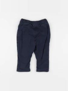Tape à l'oeil - pantalon doublé bleu - 9 mois