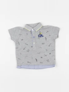 IKKS - polo gris - 6 mois