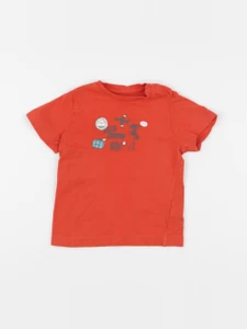 Boutchou - tee-shirt rouge - 9 mois