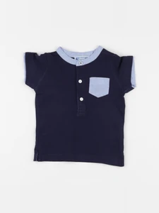 Jacadi - polo bleu - 6 mois