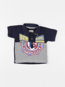 Levi's - polo bleu - 6 mois
