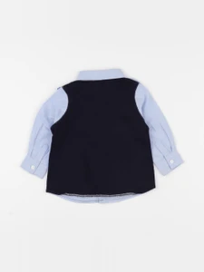 IKKS - chemise bleu - 6 mois