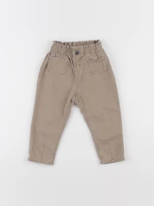 H&M - pantalon marron - 12/18 mois