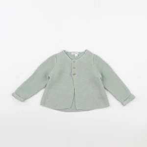 Vertbaudet - gilet bleu - 12 mois