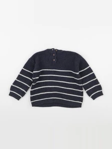 H&M - pull gris - 18 mois