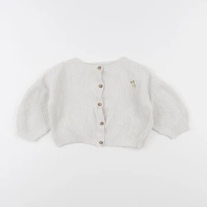 Vertbaudet - gilet beige - 12 mois