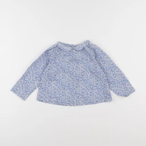 Jacadi - blouse liberty bleu - 24 mois