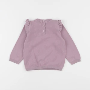 Vertbaudet - pull violet - 12 mois