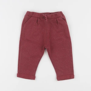Vertbaudet - pantalon rouge - 12 mois