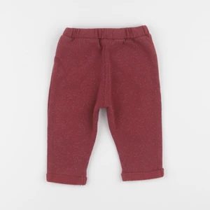 Vertbaudet - pantalon rouge - 12 mois