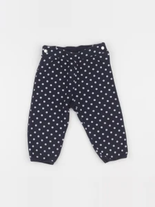 Petit Bateau - jogging bleu, blanc - 12 mois