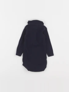 Petit Bateau - body à col bleu - 3 mois