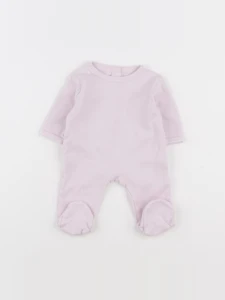 Vertbaudet - pyjama coton rose - 1 mois