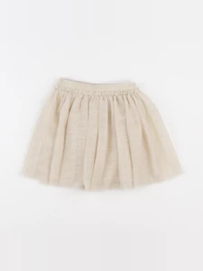 Vertbaudet - jupe beige, or - 36 mois