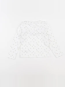 Vertbaudet - tee-shirt blanc, or - 36 mois