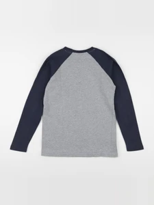 Cyrillus - tee-shirt bleu, gris - 12 ans