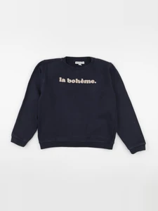 Emile et Ida - sweat bleu - 12 ans