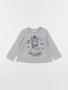IKKS - tee-shirt gris - 18 mois