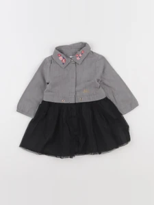 IKKS - robe gris - 6 mois