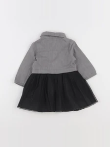 IKKS - robe gris - 6 mois