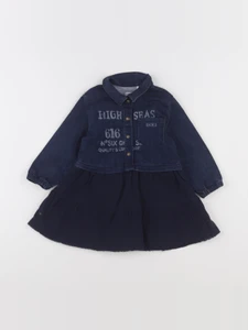 IKKS - robe bleu - 18 mois