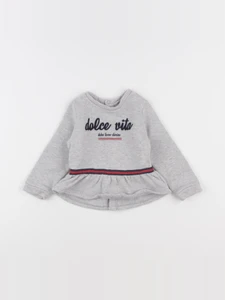 IKKS - sweat gris - 18 mois