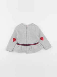 IKKS - sweat gris - 18 mois