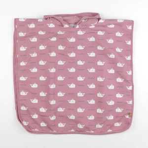 Fresk - Poncho de bain BALEINE rose - 0/36 mois