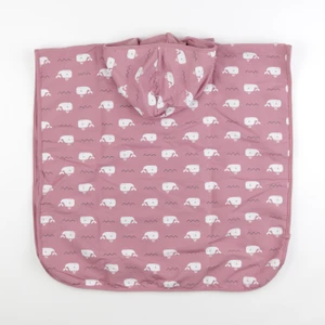 Fresk - Poncho de bain BALEINE rose - 0/36 mois