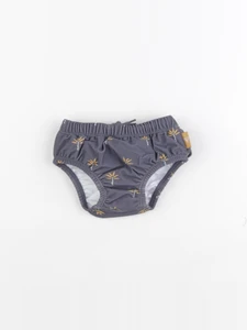 Fresk - Maillot de bain couche fille PALMIER gris  - 6/12 mois