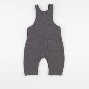 Vertbaudet - salopette gris - 6 mois