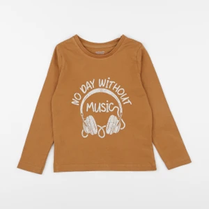 Vertbaudet - tee-shirt marron - 5 ans