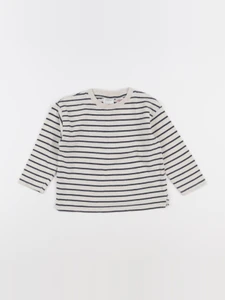 Zara - tee-shirt beige, bleu - 18/24 mois
