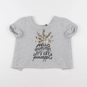 IKKS - sweat court gris - 10 ans