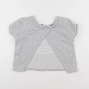 IKKS - sweat court gris - 10 ans