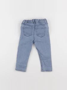 H&M - jean bleu - 9/12 mois