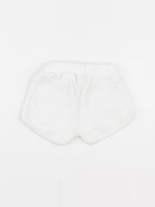 Vertbaudet - short blanc - 12/18 mois
