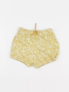 Vertbaudet - short jaune, blanc - 18 mois