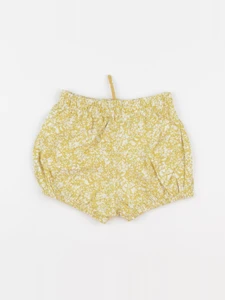 Vertbaudet - short jaune, blanc - 18 mois