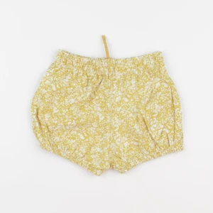 Vertbaudet - short jaune, blanc - 18 mois
