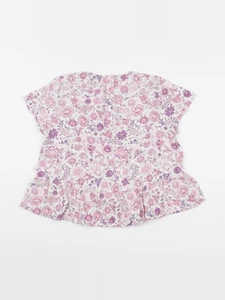 IKKS - blouse blanc, violet - 8 ans