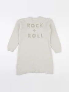 IKKS - robe beige, or - 6 ans