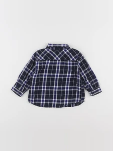 Boutchou - chemise bleu - 6 mois