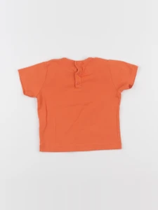 Petit Bateau - tee-shirt orange - 12 mois