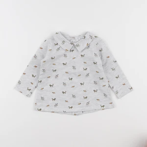 Boutchou - tee-shirt gris - 12 mois
