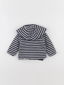 Vertbaudet - gilet bleu - 6 mois