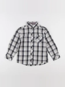 Vertbaudet - chemise gris - 6 ans